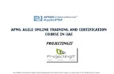 APMG Agile Project Management Certification Course in UAE