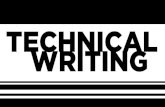 Technical Writing, August 27, 2013