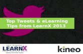 Top Tweets & eLearning Tips from LearnX 2013