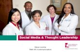 Social Media and Thought Leadership for Physicians