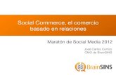 Social Commerce, el Comercio basado en Relaciones - Maratón de Social Media 2012