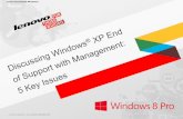 Discussing Windows® XP End of Support with Management: 5 Key Factors