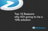 Top 10 reasons why VDI is not the right solution for BYOD