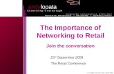 The Importance Of Networking For Retail   Retail Conference 2009