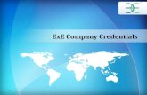 Ex e company credentials