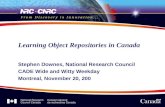 Learning Object Repositories in Canada