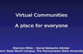 Virtual Communities - A Place for Everyone
