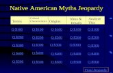 Native american myths jeopardy