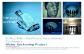 Rolling Role Roundtable - Water Reckoning Project (slideshare version)