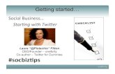 Social business... starting with twitter