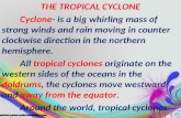 Tropical Cyclones (Science V )