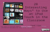 28 Interesting Ways to Use an Ipod Touch in the Classroom