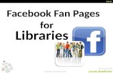 Facebook Fan Pages for Libraries