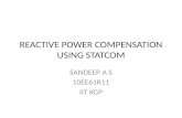 Reactive power compensation using statcom