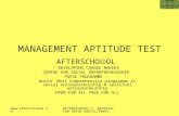 Management Aptitude Test 11  Nov Ii