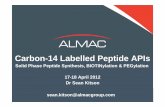 14C Labelled Peptide API\'s by Sean Kitson