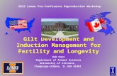 Dr. Rob Knox - Gilt Management/Puberty Induction and Sow Longevity/Productivity