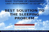 solution to the sleeping problem stanford venturelabs