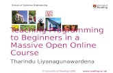 Teaching Programming to Beginners in a MOOC - OER14