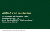 An introduction to Agile, SOCITM Third Sector Group Webinar 2 July 2014