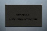 C6 managing inventory