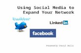Using Social Media to Expand Your Network