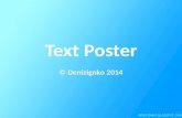 Text Poster  Effect Photoshop Tutorial