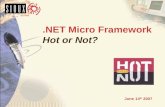 Opening .NET Micro framework 14 juni (Erik Vermeulen)