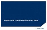 Improve Your Learning Environments Today