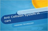 ANTI COLLISION SYSTEM IN CARS