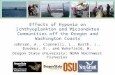 Effects of Hypoxia on Ichthyoplankton and Micronekton Communities off the Oregon Coast