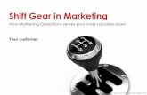 Shift Gear in Marketing - MRMLOGIQ 2012