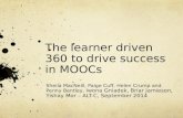 The learner driven 360 to drive success in MOOCs