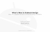 What’s New on Android Design (for 4.1)