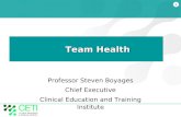 Team Health Professor Steven Boyages August 2011