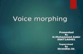 Voice morphing-101113123852-phpapp01