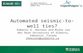 Automated seismic-to-well ties?