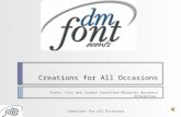 Creations For All Occasions Editing File