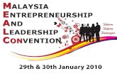 Malaysia Entrepreneurship And Leadership Convention
