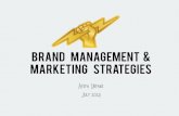 Brand Management & Marketing Strategies (AIESEC Indonesia - NFS 2014)