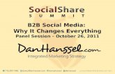 B2 b social media panel   social share summit 10.26.2011.slideshare