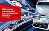 MobileMonday Switzerland SBB - Digital transformation in an old economy company