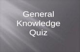 General knowledge Project