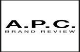 A.P.C. Brand Review