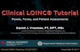 2011 01 27  - Clinical LOINC Tutorial - Panels Forms Patient Assessments
