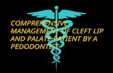 comprehensive management of a cleft lip and palate patient by a pedodontist