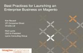 Best Practices for Launching an Enterprise Business on Magento