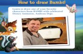 Draw Bambi! Learn to draw one of your favorite characters from BAMBI with celebrated Disney Animator, Andreas Deja.