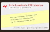De la blogging la PRO-blogging
