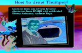 Draw Thumper! Learn to draw one of your favorite characters from BAMBI with celebrated Disney Animator, Andreas Deja.